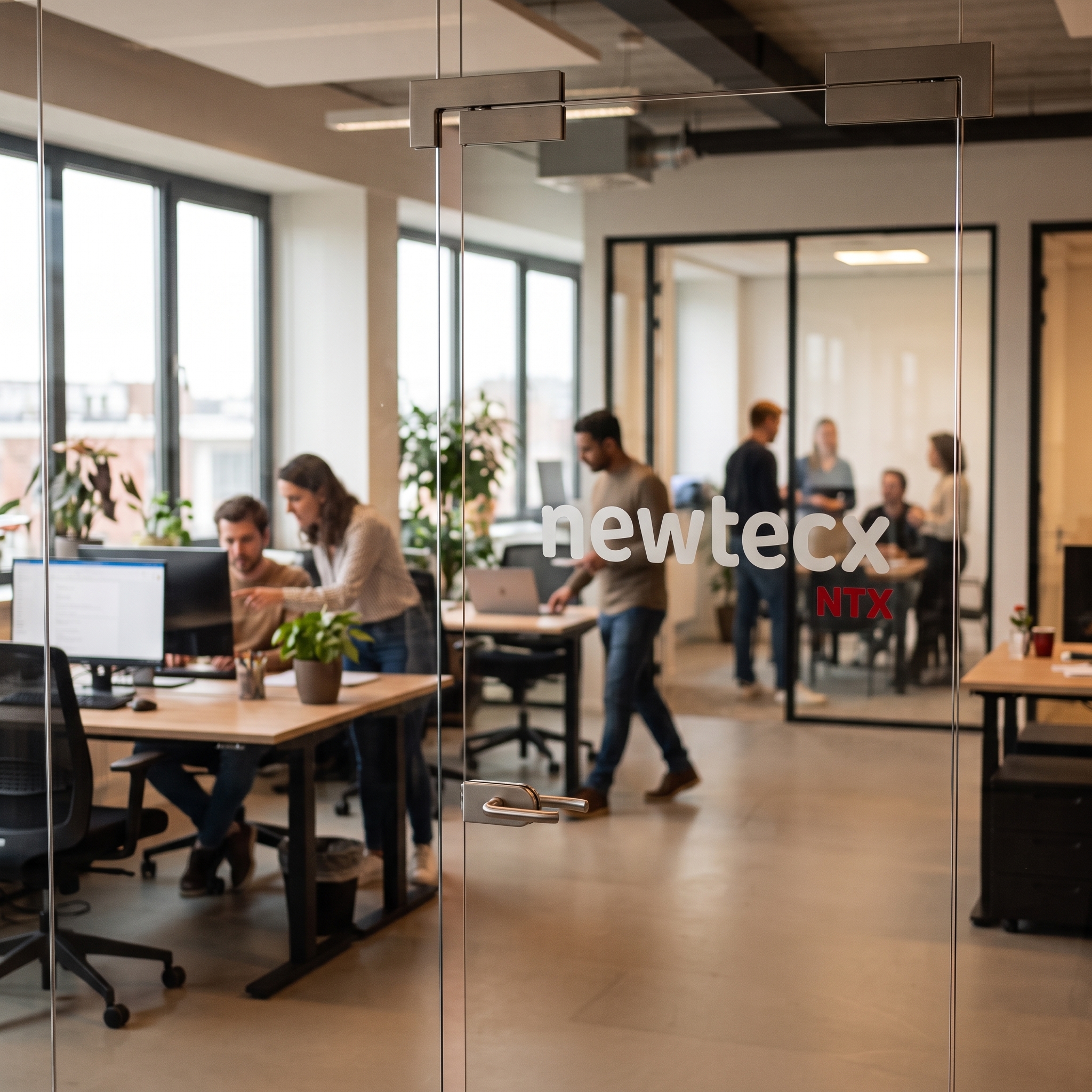 Inside the Newtecx office